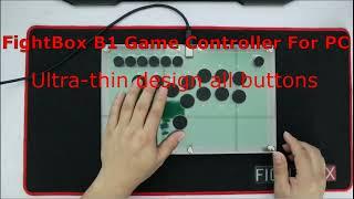 FightBox B1-PC Game Controller For PC Playing Street Fighter V On STEAM