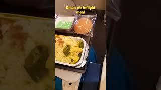 Oman Air inflight meal (Muscat - Dubai) 