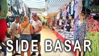 ANTALYA SIDE BAZAAR. Side Samstag markt stadt. Türkei Oktober 2024 #side #bazaar #sideturkey