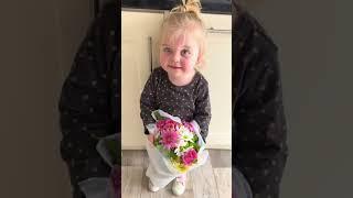 She shared her flowers