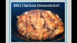Cookw/Sofia: BBQ Chicken Drumsticks (Crock-Pot)