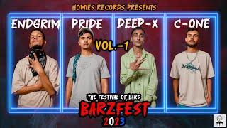 BARZFEST CYPHER VOL.1 || ENDGRIM | PRIDE | DEEP X | C-ONE ||@Mahanayakbeats||HOMIES RECORDS 2023