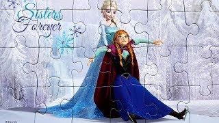 FROZEN Disney PUZZLE Video für Kinder Elsa Anna Ravensburger Puzzlespiel