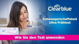 Anwendungsvideo: Clearblue® Schwangerschaftstest Frühe Erkennung (nur in Deutschland)