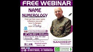 class dated 28/2/2021 free #demostration on #name #numerology