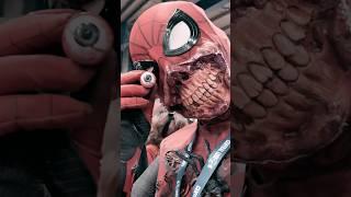 Zombie Spiderman points his eye in my direction #zombie #zombies #zombievideo