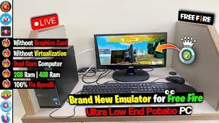 2024 Brand New Emulator For Free Fire Low End PC | Best Android Emulator For PC | No Lag PC Emulator