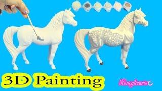 DIY Breyer 3D Paint by Number Dappled Grey Resin Pony Do It Yourself Painting Kit Review