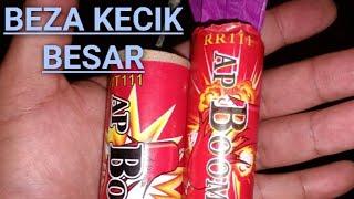 Mercun AP BOOM beza besar Dan kecik