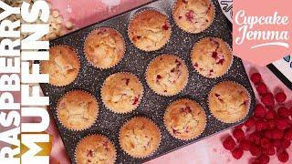 Raspberry Muffins Recipe | Mindful, Adaptable & Delicious! | Cupcake Jemma