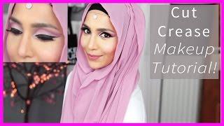 TUTORIAL | CUT CREASE MAKEUP | Amena