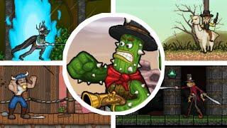 Cactus McCoy 1 & 2 - Flash Game - All Bosses + ENDINGS