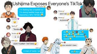 Ushijima Exposes Everyone’s TikTok’s | Haikyuu Texts | Pt.1