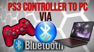 Connect PS3 controller to pc via Bluetooth (wireless) - VERY EASY