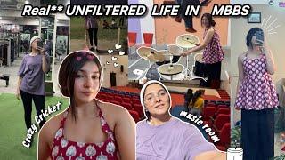 Real🫡 * UNFILTERED * life In MBBS During FEST | Days in life of medical student|#mbbs #collegelife