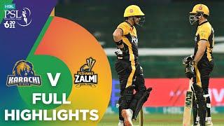 Full Highlights | Karachi Kings vs Peshawar Zalmi | Match 24 | HBL PSL 6 | MG2T