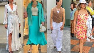 ITALIAN SUMMER FASHION TRENDS 2024 | ELEGANT STREET STYLE & LUXURY SHOPPING WALK