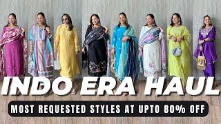 MOST BEAUTIFUL KURTA SETS FROM INDO ERA SALE UNDER ₹2999 | UPTO 80% OFF