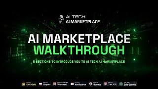  AI Tech AI Marketplace  |  Walkthrough video!