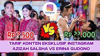 HAYOO MAHAL MANA ?? KONTEN EKSKLUSIF INSTAGRAM AZIZAH SALSHA VS ERINA GUDONO