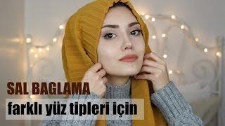 ŞAL BAĞLAMA | Farklı Yüz Tipleri  İçin |  Hijab Tutorial