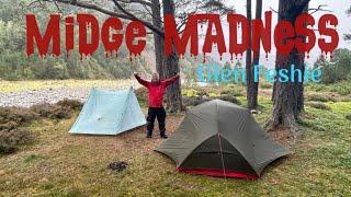 Midge Mayhem! Wild Camping in the Stunning Glen Feshie - Cairngorms