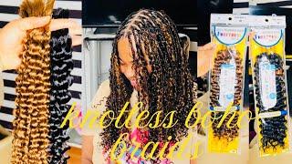 TRENDY: knotless boho braids