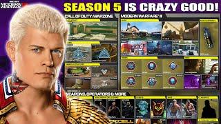 MW3/WARZONE... EVERYTHING in the NEW SEASON 5 UPDATE (New Weapons, Maps, Battle Pass + ALOT More!)
