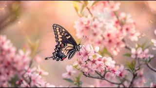 RELAXATION JOURNEY 4K - Butterfly & Bee |  Melodic Journey for Stress Alleviation, Healing