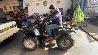 Crash Damaged Honda 350cc 4X4 Quad Bike Spares or Repair