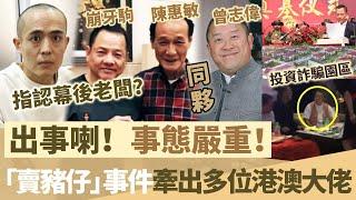 出事喇！ 「賣豬仔」事件牽出多位港澳大佬，崩牙駒被指認幕後老闆？投資詐騙園區，陳惠敏曾志偉全部參與其中？【鯉娛記】