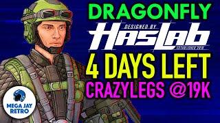 4 Days to make 19K? Is Crazylegs Impossible? GI Joe Classified Haslab Dragonfly - Mega Jay Retro