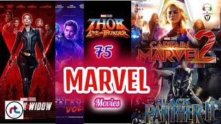 75 MARVEL MOVIES