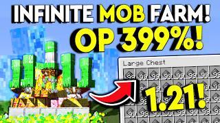 BEST 1.21 INFINITE MOB XP FARM! Minecraft Bedrock MCPE/Xbox/PS4/Nintendo Switch/Windows 10