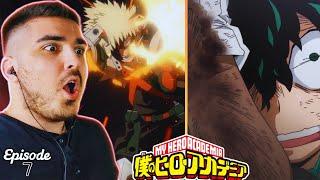 BAKUGO VS DEKU!!? Deku WINS?? My Hero Academia Episode 7 REACTION!