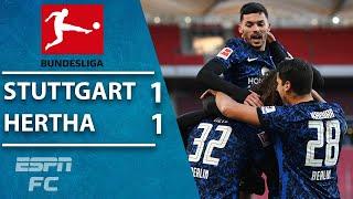 Hertha Berlin earns a vital point with late draw vs. Stuttgart | ESPN FC Bundesliga Highlights