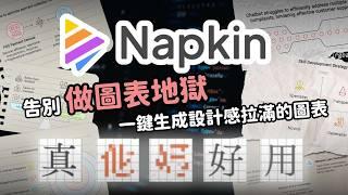 這麼好用還完全免費？Napkin AI秒生成設計感爆棚的圖表，老闆以為你開掛了！全網最詳細介紹！【泛科學院】