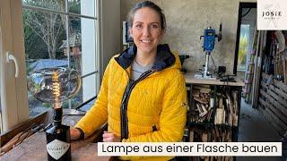 Lampe aus einer Flasche bauen | DIY