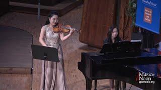 Peiwen Su, violin, and Nuojun Wang, piano