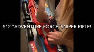 Sniper Rifle Toy gun review “Adventure Force-Alpha Rogue”