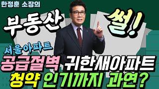 서울아파트 공급절벽에 귀한 새아파트 청약인기까지 과연 앞으로 전망은? - 부동산썰