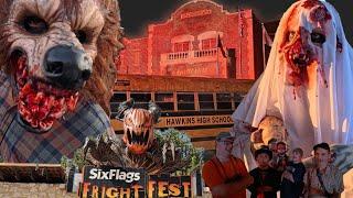 Saturday Night Frights! Six Flags Fiesta Texas Fright Fest Scares!