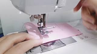 Got your new sewing machine? Try to sew a square as shown in video!