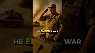 He Ended A War In 100 Hours #history #schwarzkopf #gulfwar #iraq #usa  #historyfacts