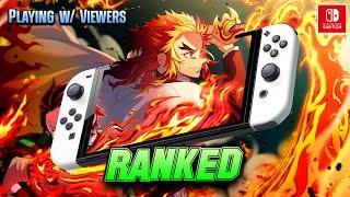  Ranked On NINTENDO SWITCH?  I Played The #1 Ranked Player | Demon Slayer Hinokami Chronicles LIVE