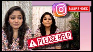 ‼️️ Need HELP  My Instagram page is Suspended  Need support / Vaishali Mitra