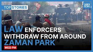 LHC Stops Police Operation At Zaman Park Till 10am Tomorrow | Top Stories | Dawn News English