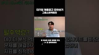 30초 정리하는 대기업 그로스마케터 채용공고