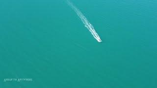 Plankton bloom turning the sea turquoise! Lamlash, Isle of Arran