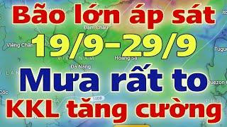 Tin bão biển Đông | Dự báo thời tiết hôm nay và ngày mai 20/11/2024 | dự báo bão mới nhất